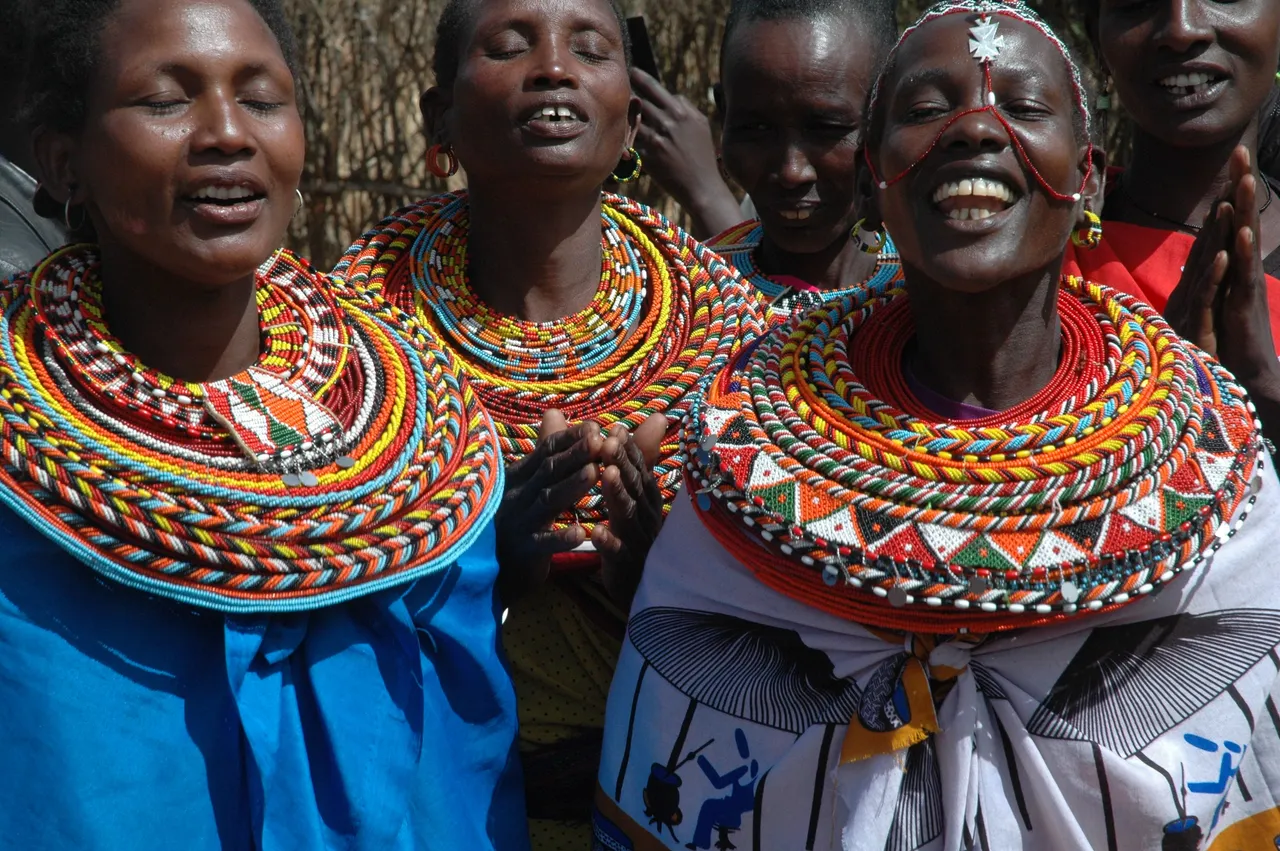 Samburu community members in northern Kenya