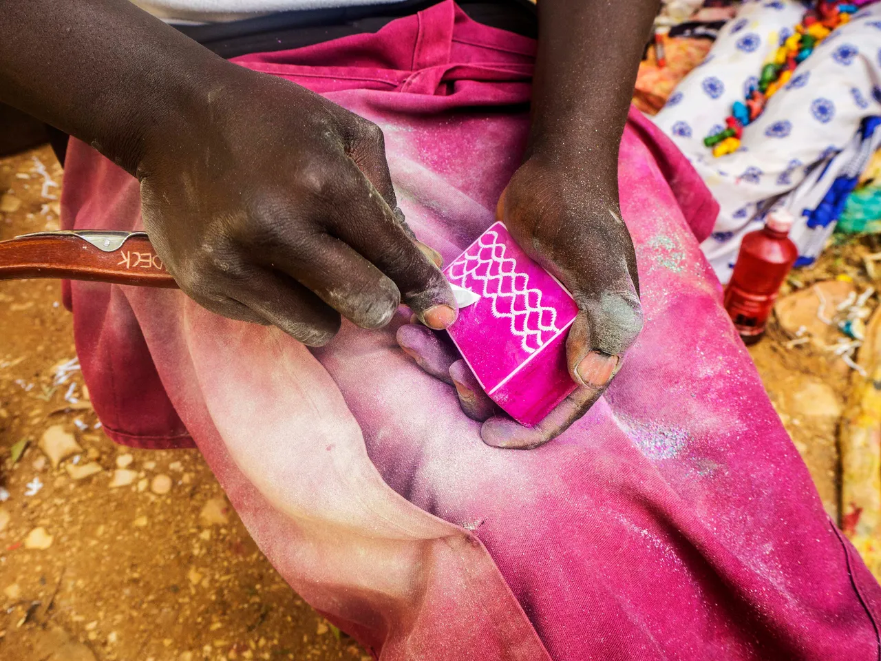 Kisii soapstone, carved and polished by hand